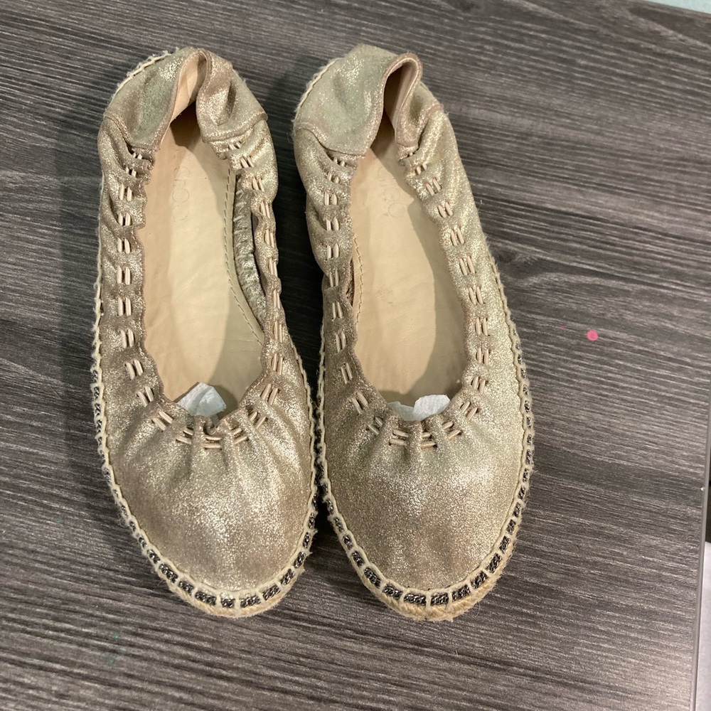 Jimmy choo Flats Eapadrille Golden hour suede